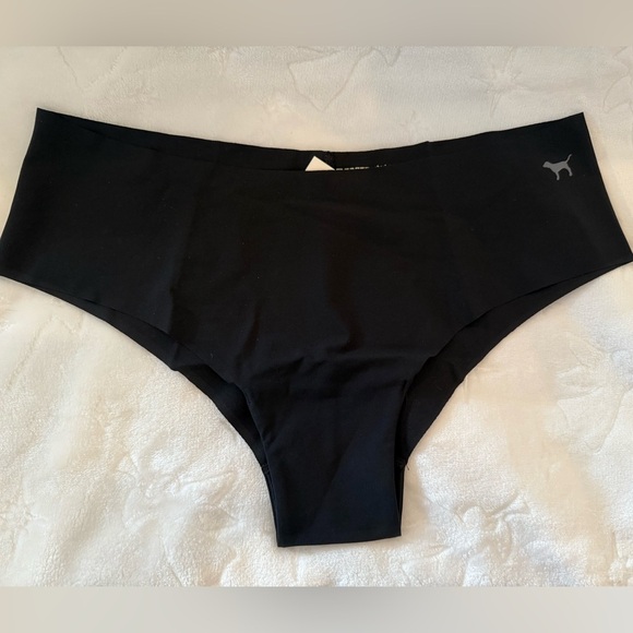 Victoria’s Secret PINK Seamless Cheeky Panty Set – Gray & Black - Size M - NWT - Picture 3 of 7